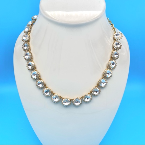 J. Crew Crystal Venus Flytrap Necklace - Picture 3 of 7